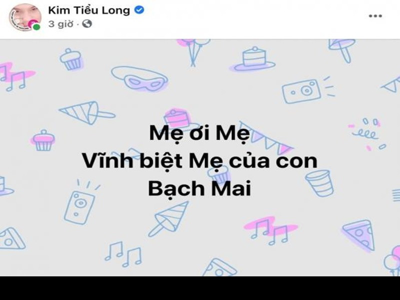 Dòng tiễn biệt của nghệ sĩ Kim Tiểu Long.