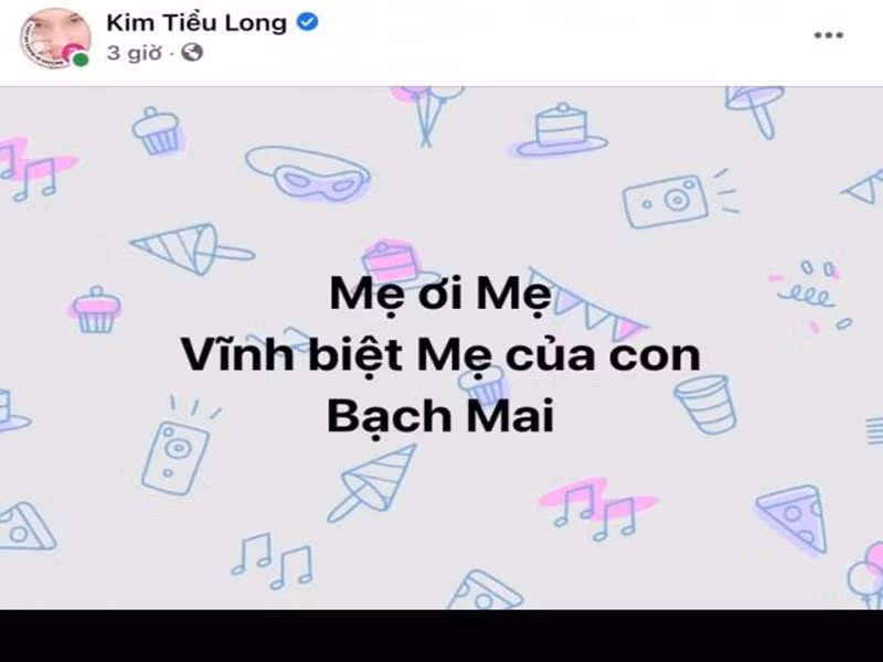 Dòng tiễn biệt của nghệ sĩ Kim Tiểu Long.
