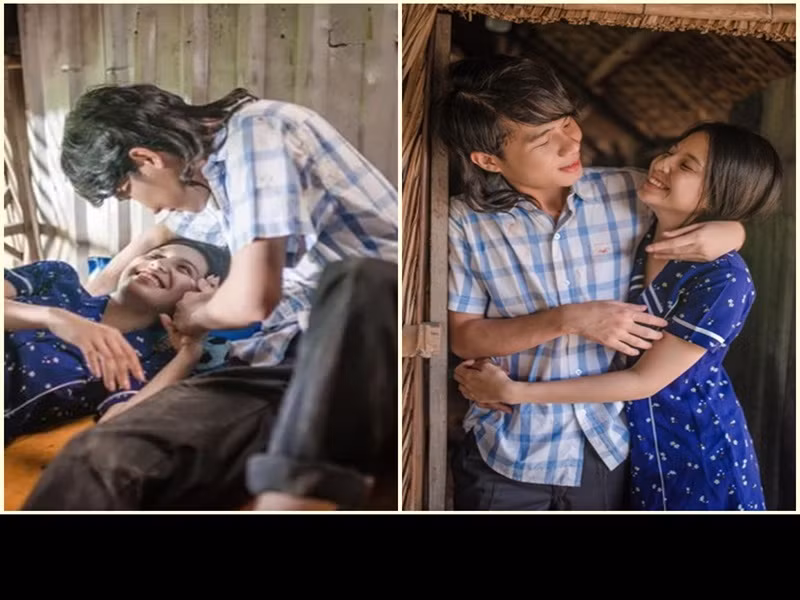 Trước đây, Thiên An là nữ chính trong các MV đình đám của cặp song ca một thời Jack - K-ICM như "Sóng gió", "Bạc phận", "Hoa vô sắc", "Việt Nam tôi". Ảnh: Saostar, Zing