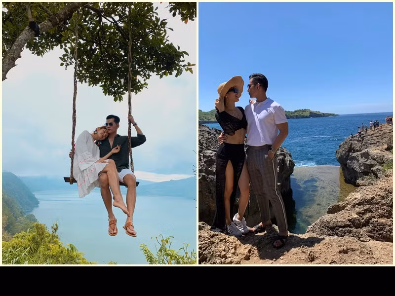 Trong 3 năm hẹn hò, Phương Trinh Jolie - Lý Bình có không ít khoảnh khắt ngọt ngào bên nhau khi đi du lịch hay tham gia các chương trình truyền hình.