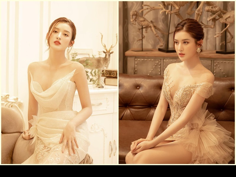 Thành tích nhan sắc trong nước và quốc tế của chân dài sinh năm 1995 là Á hậu 1 Hoa hậu Việt Nam 2014, top 10 Hoa hậu Hòa bình Quốc tế 2017.