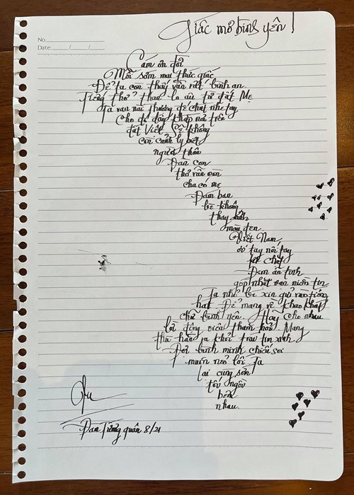 Phan no Mr Dam dang tho viet hinh chu S thieu Hoang Sa, Truong Sa-Hinh-2