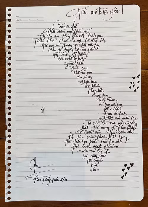 Phan no Mr Dam dang tho viet hinh chu S thieu Hoang Sa, Truong Sa-Hinh-2