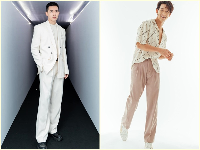 Ngoài đóng phim, Song Luân và Võ Cảnh đều có kinh nghiệm làm người mẫu nên khả năng tạo dáng không kém cạnh nhau.