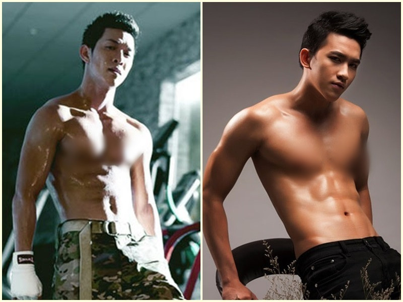 Võ Cảnh sinh năm 1990, hơn Song Luân 1 tuổi. Cả hai đều sở hữu chiều cao người mẫu, thân hình 6 múi quyến rũ. Ảnh: Dân Việt