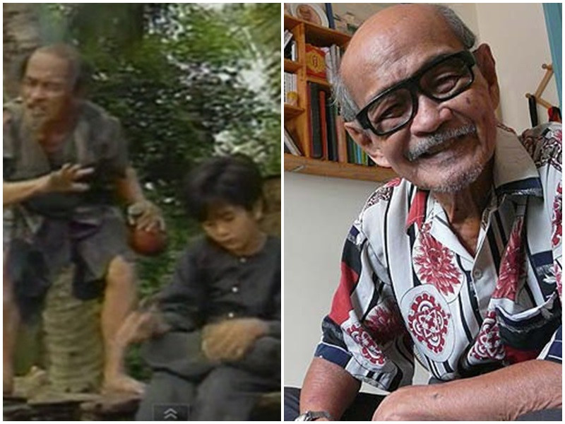 Ông Ba Ngủ trong "Đất phương Nam" là vai diễn ấn tượng của nghệ sĩ Hồ Kiểng. Năm 2013, ông qua đời ở tuổi 87. Ảnh: Khám phá