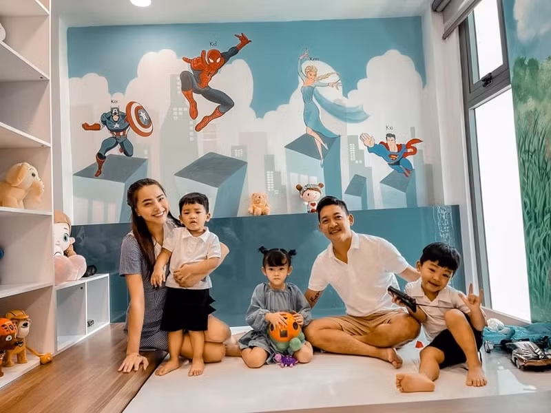 Tổ ấm hạnh phúc của Hải Băng - Thành Đạt khiến nhiều người ghen tỵ.