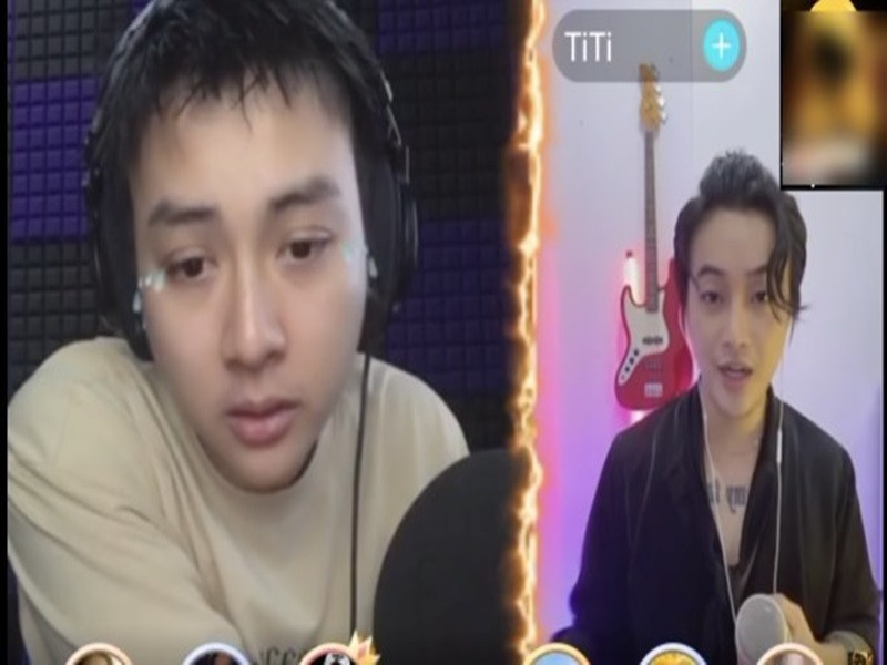 Mới đây, nam ca sĩ Hoài Lâm có buổi giao lưu trực tuyến với TiTi. Cả hai tiết lộ, trước đây, khi còn chung công ty, cả hai hỗ trợ nhau rất nhiều. TiTi dạy nhảy cho Hoài Lâm còn Hoài Lâm dạy hát cho TiTi. Theo Hoài Lâm, anh không gia nhập nhóm HKT của TiTi vì nghĩ không thể vừa hát vừa nhảy được. Ảnh: Yan