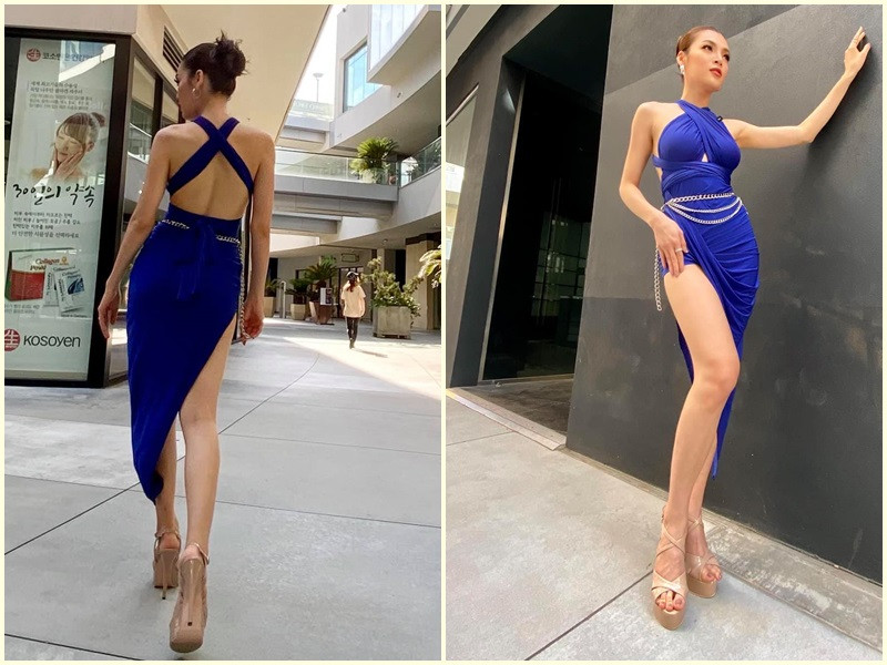 Hoa hậu Chuyển giới Việt Nam 2020 chuộng váy cắt xẻ táo bạo khoe đường cong hình thể.