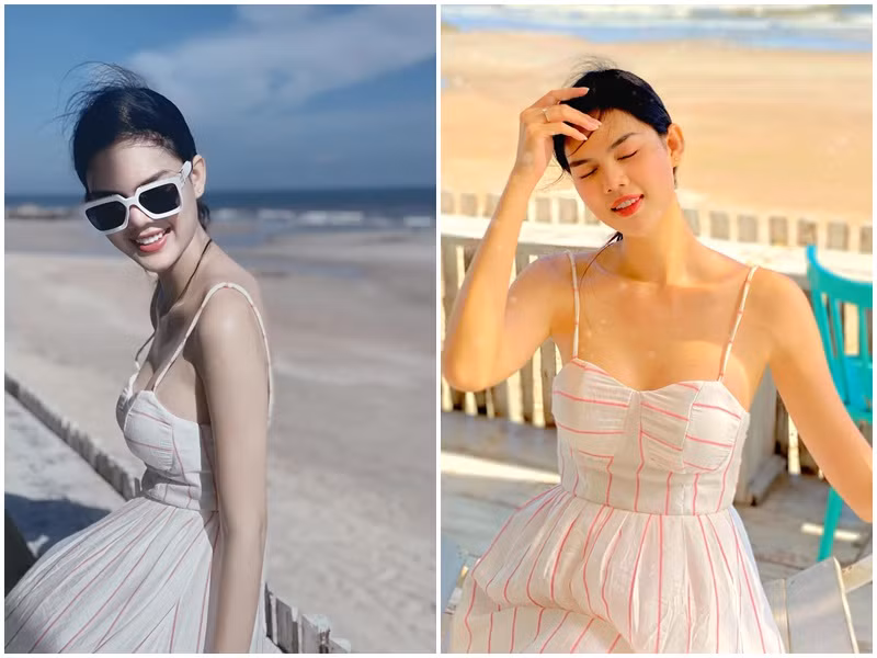 Người đẹp gốc Cần Thơ tham gia không ít cuộc thi nhan sắc. Cô từng thi Hoa hậu Hoàn vũ Việt Nam 2017 nhưng dừng chân khá sớm. Cũng trong năm 2017, Lê Ngọc Trinh thử sức ở cuộc thi Miss Ao dai Vietnam World và đoạt ngôi vị á hậu 2.