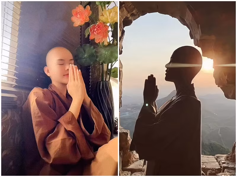 Mới đây, trên trang cá nhân, người mẫu Lê Ngọc Trinh đăng tải hình ảnh xuống tóc. Chân dài sinh năm 1996 chia sẻ trên Vietnamnet, cô hiện tại là một cư sĩ thuần thành chứ chưa thọ giới xuất gia nên vẫn đang nuôi lại tóc.