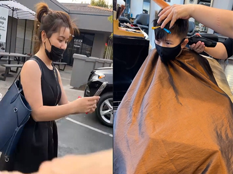 Vợ cũ của anh Bo thường là người ghi lại hình ảnh của bé Thiên Từ. Ảnh: Vietnamnet