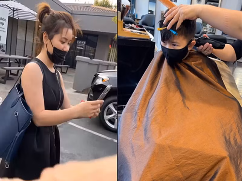 Vợ cũ của anh Bo thường là người ghi lại hình ảnh của bé Thiên Từ. Ảnh: Vietnamnet