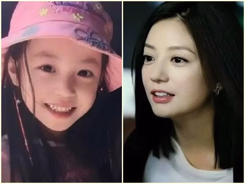 Bé Huỳnh Tân càng lớn càng giống mẹ ở đôi mắt to tròn, khuôn miệng cười tươi tắn. Nhiều người cho rằng với diện mạo sáng sủa ngay từ nhỏ, con gái của Triệu Vy sẽ là một mỹ nhân trong tương lai. Ảnh: Thời đại plus