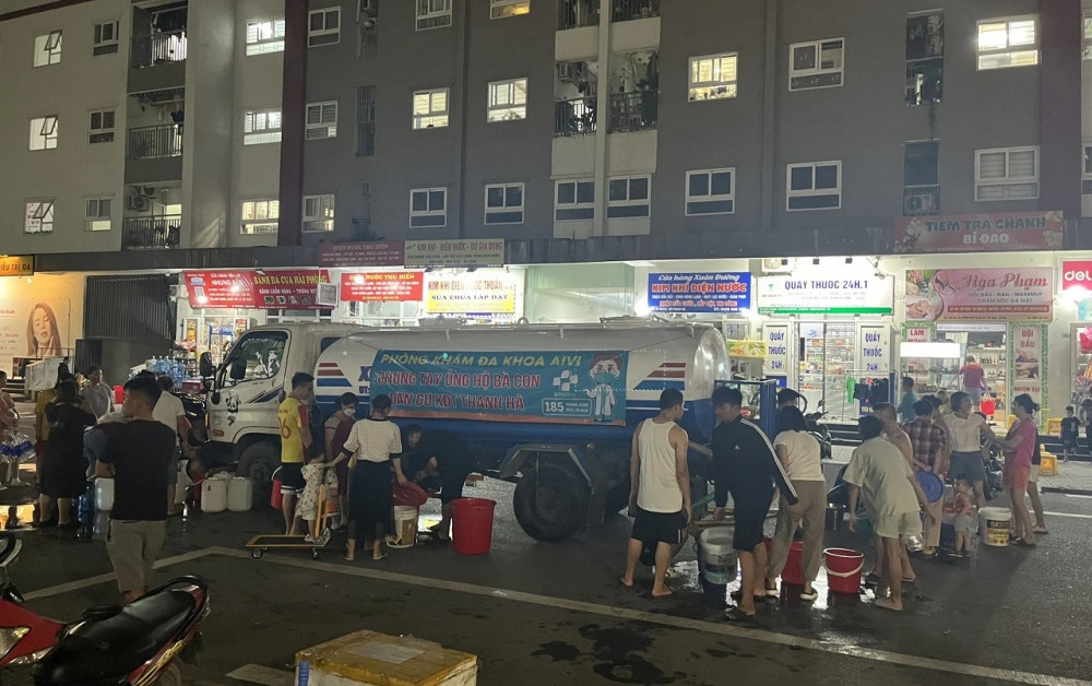 Tình hình cấp nước sạch ở KĐT nghìn dân ở Hà Nội thế nào? Tinh hinh cap nuoc sach o KDT nghin dan o Ha Noi the nao?