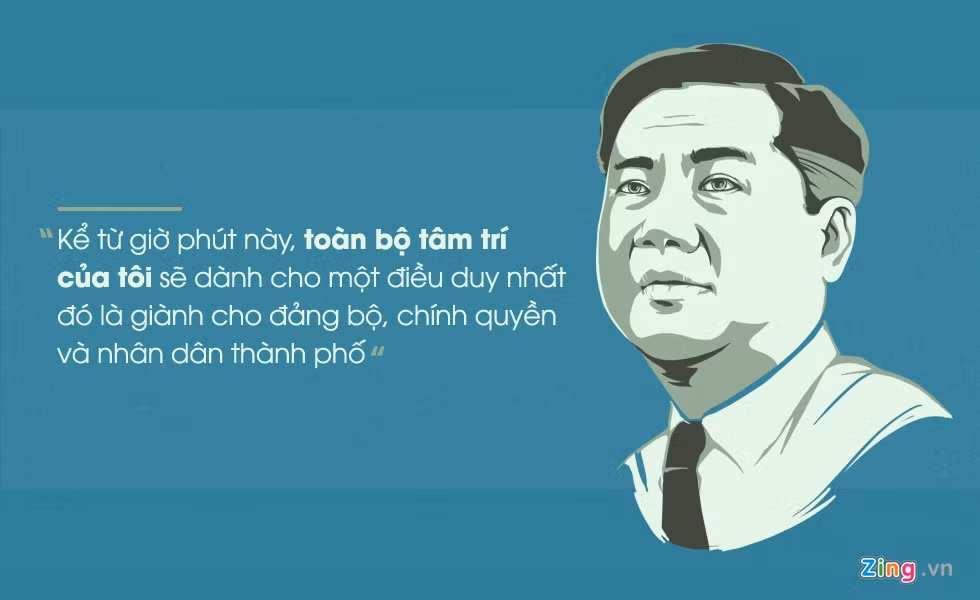 Phát biểu nhận nhiệm vụ Bí thư Thành ủy TP HCM tại lễ công bố quyết định ngày 5/2, ông Đinh La Thăng bày tỏ: “Tôi tha thiết và thành tâm mong muốn nhận được các ý kiến đóng góp thẳng thắn của các nhân sĩ trí thức, các đồng chí lão thành và nhân dân". Ảnh Zing. 