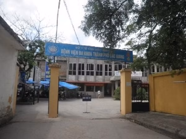 Bệnh viện Đa khoa thành phố Bắc Giang.