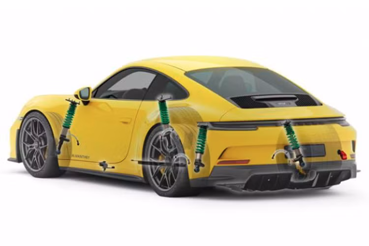 Khách hàng có thể lựa chọn giữa màu đen hoặc trắng và có thể lựa chọn thêm các trang bị màu sắc khác cho phần đĩa ốp khí động học ở phần bánh sau xe. Khách hàng còn được trang bị đèn LED chiếu sáng khi mở cửa và phần bậc cửa được trang trí bằng sợi carbon với dòng chữ Manthey tích hợp đèn chiếu sáng.