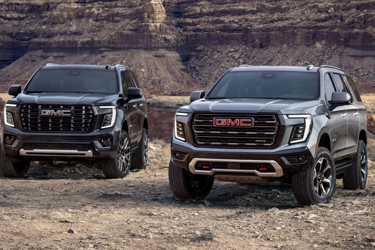 Ngoài mẫu xe SUV GMC Yukon 2025 thế hệ mới, thương hiệu ôtô lớn nhất nước Mỹ còn ra mắt thêm phiên bản GMC Yukon AT4 Ultimate mới mang lại sự sang trọng hơn cho mẫu xe tập trung vào địa hình.