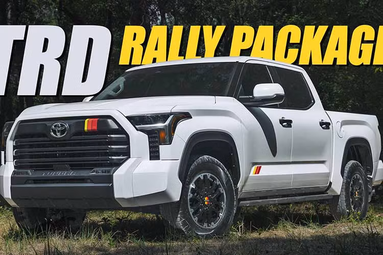 Sức mạnh được truyền tới cả 4 bánh thông qua hộp số tự động 10 cấp và chiếc xe có khả năng kéo lên tới 5.443 kg và trọng tải tối đa là 880 kg. Mức giá xe Toyota Tundra 2025 TRD Rally hiện chưa công bố.