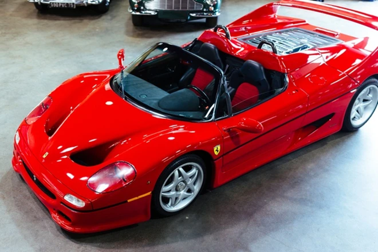 Bên ngoài, Ferrari F50 sở hữu kiểu dáng tổng thể tương tự "người tiền nhiệm" F40. Tuy nhiên, thân vỏ của Ferrari F50 có nhiều đường nét ấn tượng hơn, cộng thêm mui cứng có thể tháo ra, lắp vào. "Trái tim" của Ferrari F50 là khối động cơ xăng V12, hút khí tự nhiên, dung tích 4.7L mạnh mẽ, bắt nguồn từ xe đua Công thức 1.