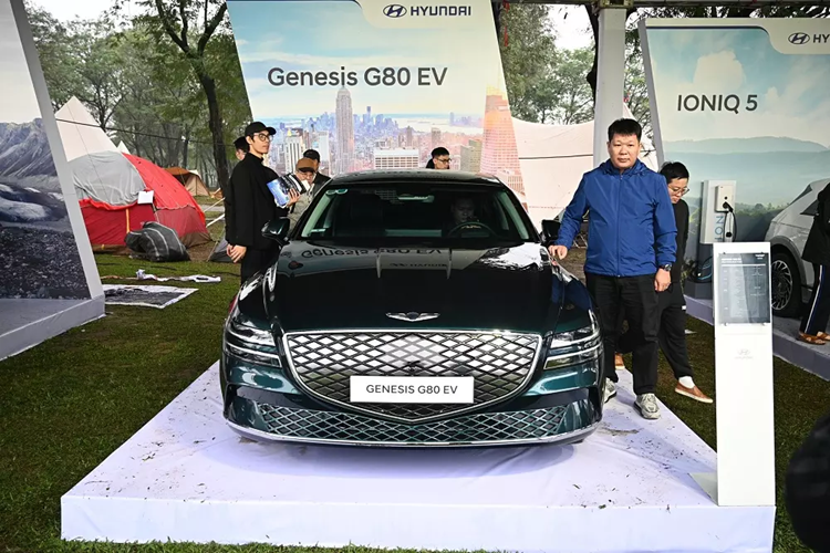 Trong đó, mẫu xe sang Genesis G80 EV từng được hãng trưng bày vào năm 2022 nhưng chưa bán ra thị trường.