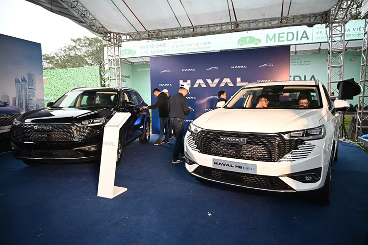 Với Haval, đại diện tham gia triển lãm là mẫu xe SUV tiết kiệm xăng H6 với công nghệ hybrid song song.