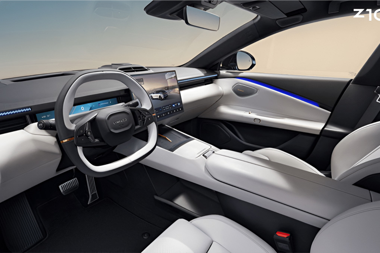 Hình bóng giống như xe coupe của chiếc sedan này, được xác định bởi đường mái dốc và đường viền hông xe nhô lên, góp phần tạo nên hệ số cản thấp chỉ 0,198 Cd.