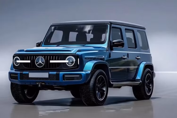 Mẫu xe SUV Mercedes-Benz G-Class mini 2025 vẫn giữ dáng dấp vuông vắn, hầm hố nhằm đảm bảo khả năng off-road tốt, gầm cao, thoáng cùng nhiều trang bị đa địa hình. Kích thước nhỏ hơn đồng nghĩa xe sẽ có các góp tiếp cận, vượt và thoát tốt hơn nguyên bản.