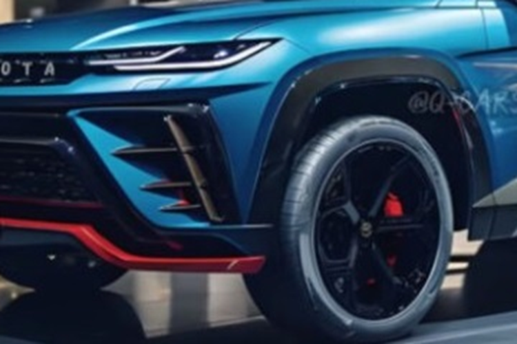 Phía đuôi xe có cụm đèn hậu cũng được thiết kế lại, cản sau được tinh chỉnh đi cùng ống xả đôi hình thang. Một hình ảnh xem trước khác lại cho thấy Fortuner 2025 sở hữu ngoại hình mạnh mẽ, dữ dằn hơn khi thiết kế được lấy cảm hứng từ mẫu Toyota FJ Cruiser và Land Cruiser.