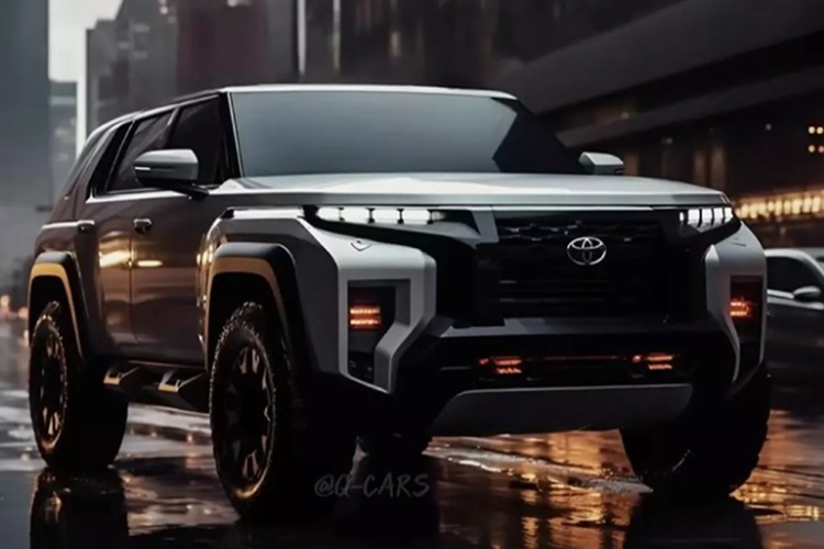 Nhiều thông tin đồn đoán cho rằng, thiết kế của Toyota Fortuner 2025 mới sẽ được lấy cảm hứng từ bán tải Tacoma. Dựa vào đó, một số trang tin tức đã phác họa nên hình ảnh mẫu SUV cỡ D Fortuner mới để người dùng có thể dễ dàng hình dung.