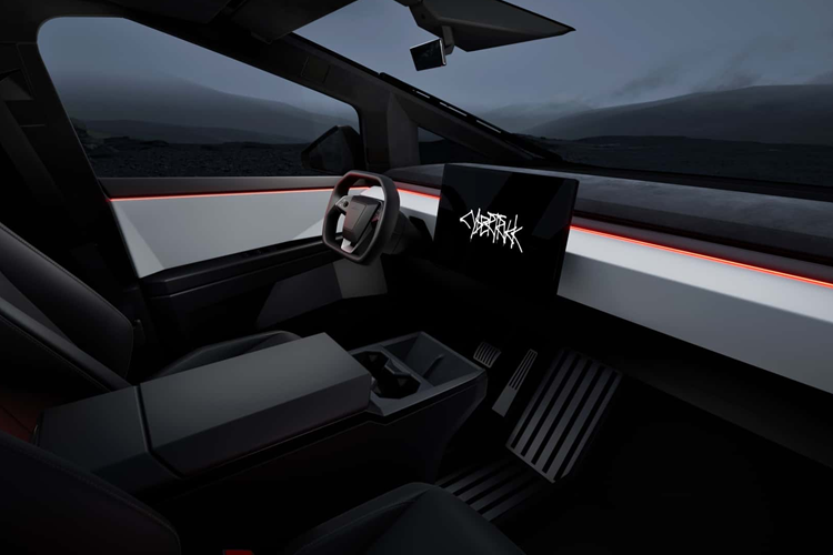 Trên Cybertruck được cập nhật, tính năng Trail Assist giúp việc quản lý việc di chuyển ở tốc độ thấp trên các bề mặt không bằng phẳng trở nên dễ dàng hơn để người lái có thể tập trung vào việc lái xe.