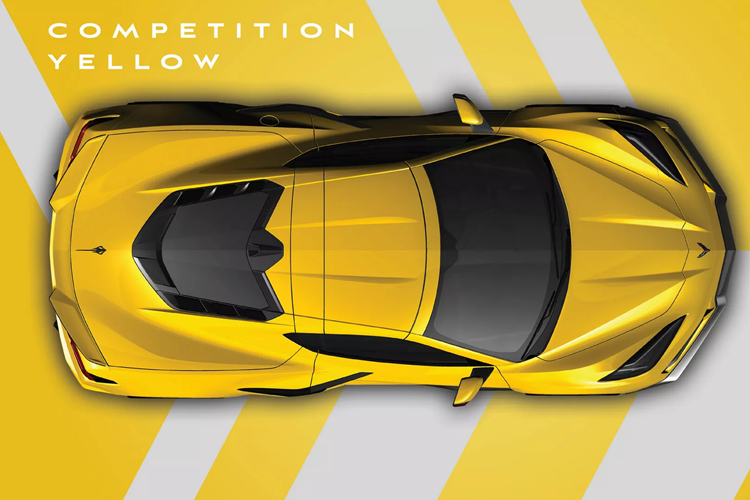 Đây là lần đầu tiên Corvette C8 2025 mới được bán ra với màu sơn vàng truyền thống thay vì màu vàng Accelerate Yellow được bán ra kể từ khi ra mắt. Thương hiệu cũng đã cho ra mắt màu sắc mang tên Hysteria Purple Metallic, đây cũng chính là màu sắc gam tím đầu tiên được trang bị cho mẫu xe thể thao này.