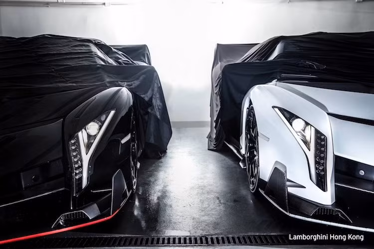 Được phát triển dựa trên siêu xe Lamborghini Aventador, Veneno ra đời để kỷ niệm 50 năm ra đời thương hiệu siêu xe Ý. Xe có 2 phiên bản là Coupe và mui trần Roadster với số lượng sản xuất đếm trên đầu ngón tay.