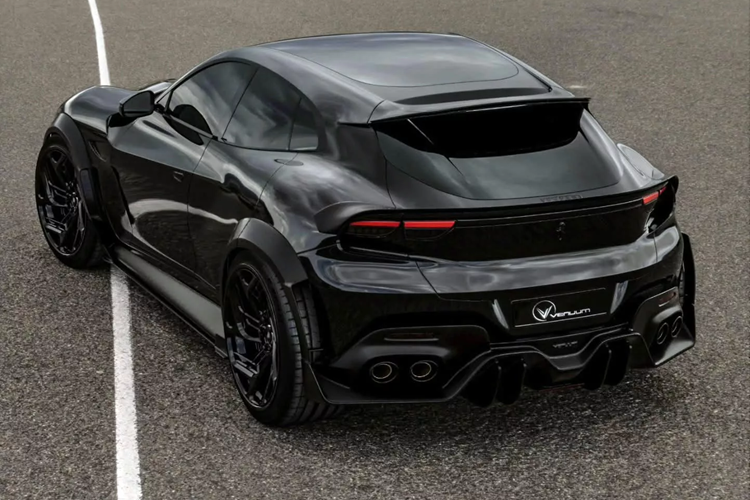 Giống như rất nhiều bộ bodykit trên thị trường, gói độ của Venuum còn có bộ vòm bánh xe loe ra ở cả phía trước và phía sau, mang đến cho xe một diện mạo vững chắc hơn so với những đường nét mềm mại nguyên bản.