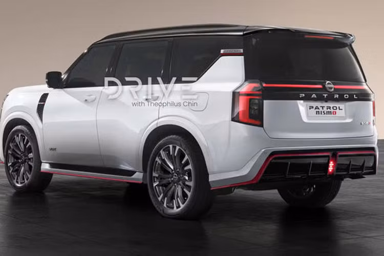 Bộ lưới tản nhiệt và cản trước cũng đã được tinh chỉnh. Phiên bản Nismo được dự đoán sẽ có thiết kế thể thao hơn với bộ bodykit độc quyền. Nissan Patrol 2025 cũng sở hữu hệ thống công nghệ và trang bị hiện đại.