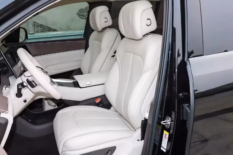 Hiện tại, chưa có thông tin về kích thước bộ pin. Nội thất của Denza N9 tuân theo ngôn ngữ thiết kế mới nhất của thương hiệu được áp dụng trên các mẫu Z9 và Z9 GT. Bảng điều khiển trung tâm của N9 áp dụng bố cục ba màn hình với màn hình cảm ứng lớn 17,3 inch. Cụm đồng hồ LCD 13,2 inch nằm sau vô lăng hình chữ D.