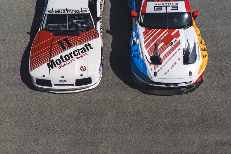 Trong những năm 80, thương hiệu vẫn tiếp tục tham gia đua xe với những mẫu xe đua nổi tiếng như Roush IMSA Mustang 1985 và 1987 và những mẫu xe này đã được vinh danh với màu sơn 2024.