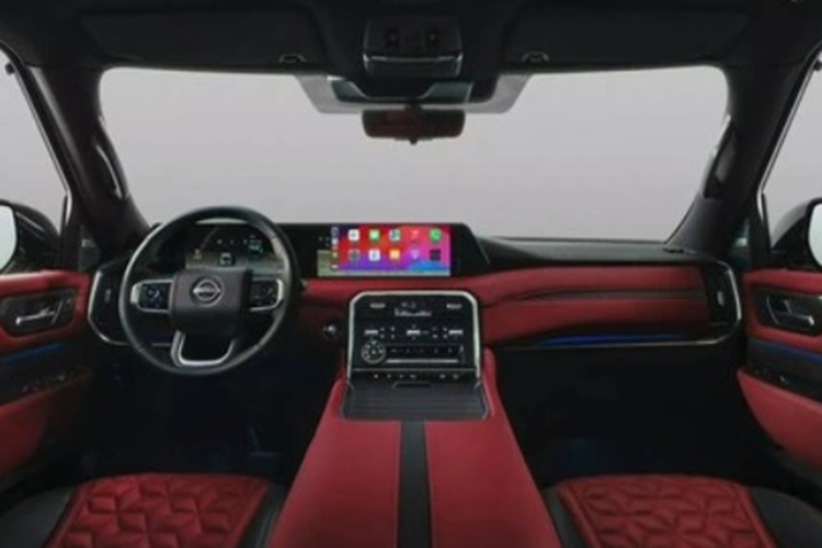 Hành khách phía sau cũng được cung cấp cặp màn hình 12,8 inch, là tùy chọn đi kèm với các tính năng giải trí như Miracast, HDMI và đầu vào USB.