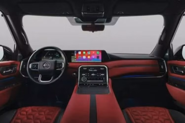 Hành khách phía sau cũng được cung cấp cặp màn hình 12,8 inch, là tùy chọn đi kèm với các tính năng giải trí như Miracast, HDMI và đầu vào USB.