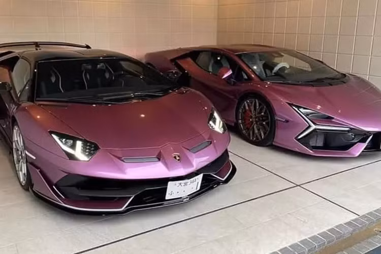 Soi cap doi Lamborghini trieu do 