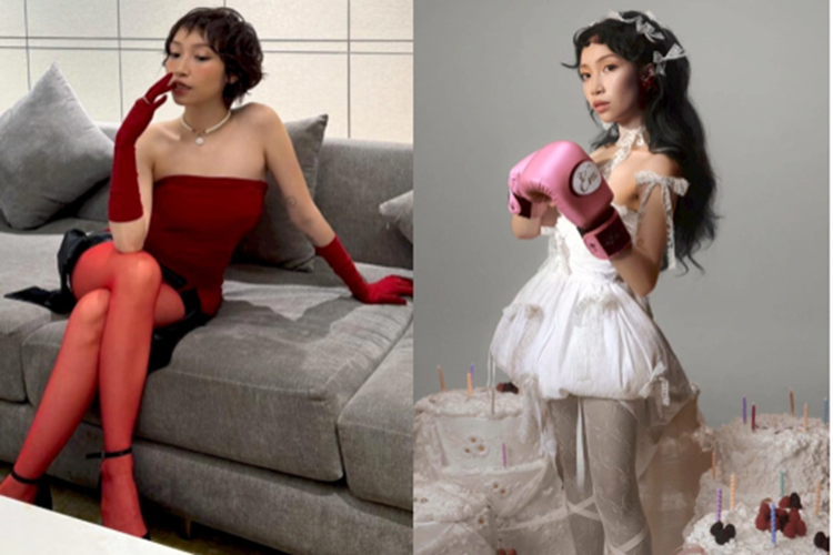 Con gái Mỹ Linh từng có cơ hội tham gia biểu diễn tại các lễ hội âm nhạc nổi tiếng thế giới như "Round Asean - Korea music festival" (Hàn Quốc), "Head in the clouds" (Mỹ). Đầu năm nay, nữ ca sĩ 22 tuổi ra mắt album đầu tay với tựa đề "Em". Mỹ Anh được nhận xét có gu âm nhạc độc đáo, cá tính và thể hiện được màu sắc cá nhân. Ngoài âm nhạc, cô còn thu hút bởi phong cách thời trang phá cách, lạ mắt. 