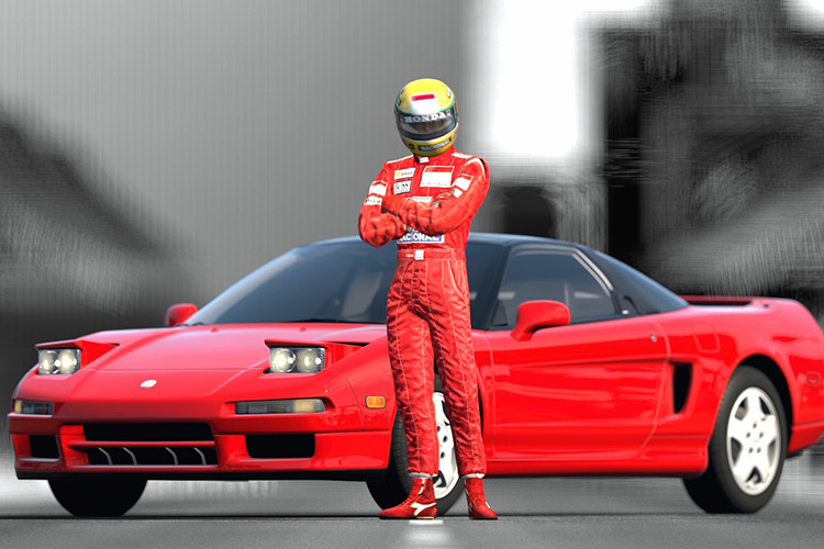 Tay đua Công thức 1 huyền thoại Aryton Senna từng đóng vai trò làm người thử nghiệm phát triển, lái thử và đưa ra phản hồi của mình cho các kỹ sư nhằm hoàn thiện mẫu xe Acura NSX thể thao.