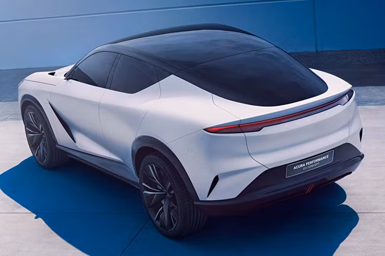 Giống như các mẫu xe ý tưởng Acura trước đây của chúng tôi, Acura Performance EV Concept giới thiệu một số chi tiết độc đáo về thiết kế sẽ xuất hiện trên các mẫu xe Acura trong tương lai.”