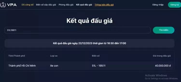 Porsche 911 Dakar hon 16 ty tau bien 51L-19911 gia chi 40 trieu dong