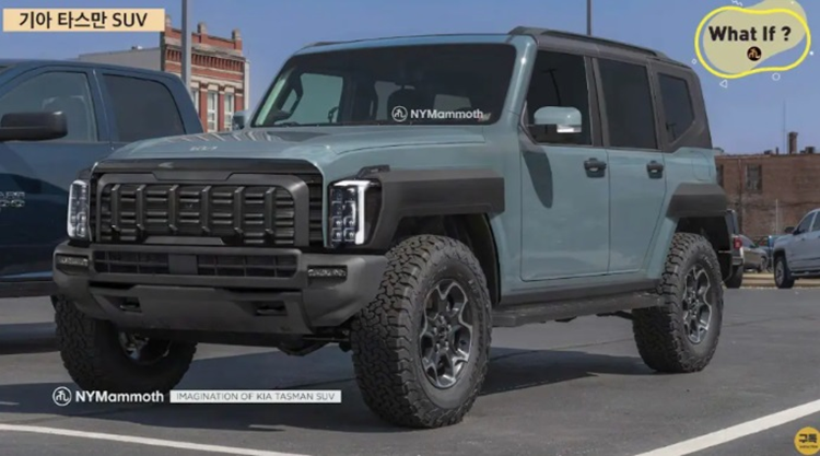 Kia se co SUV off-road dua tren nen tang cua ban tai Tasman