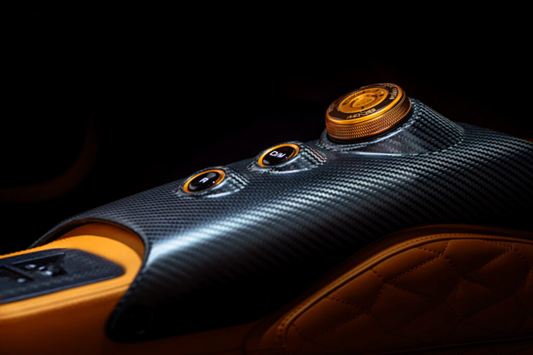 Khoang nội thất của MCX Pergusa có thể được cá nhân hóa theo đúng sở thích của chủ sở hữu và cũng tương tự những mẫu xe độ khác của mỗi chiếc Mansory. Phiên bản này được trang bị khoang nội thất được bọc da màu cam và đen ở cả chỗ để chân và thảm sàn.