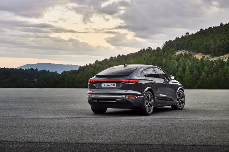 Cấu hình khởi điểm Q6 Sportback e-tron dùng pin 83 kWh, trang bị mô-tơ đơn gắn tại cầu sau có công suất 252 mã lực (185 kW) và tăng tốc từ 0 đến 100 km/h trong 7 giây ở chế độ Launch Control, có tầm di chuyển lên đến 545 km sau mỗi lần sạc đầy pin, tính theo chu trình WLTP.