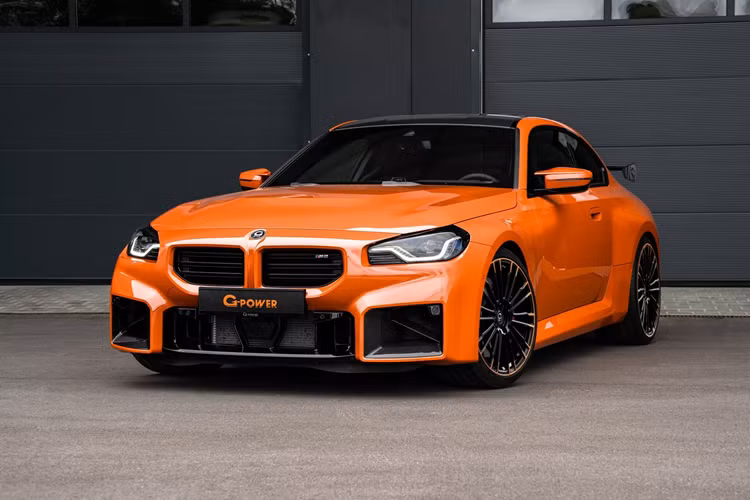 G-Power vừa qua đã hé lộ gói nâng cấp dành cho BMW M2 thế hệ thứ hai, tung ra hàng loạt nâng cấp về hiệu suất và diện mạo tổng thể cho xe. Với màu sơn ngoại thất màu cam nổi bật, chiếc xe thể thao hiệu năng cao đến từ Đức sở hữu một diện mạo khác biệt với nhiều chi tiết độ độc đáo.