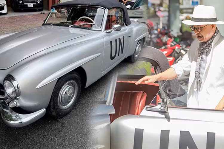 Mercedes-Benz 190 SL còn được xem là "tiểu Mercedes-Benz 300 SL" và số lượng xe ở Việt Nam không vượt quá 2 bàn tay. Được biết, chiếc Mercedes-Benz 190 SL có nội thất màu đỏ về tay ông Đặng Lê Nguyên Vũ với giá bán lên đến 9,2 tỷ đồng, một con số mà không phải ai cũng dám chi trả cho mẫu xe cổ đã sản xuất cách đây gần 70 năm.